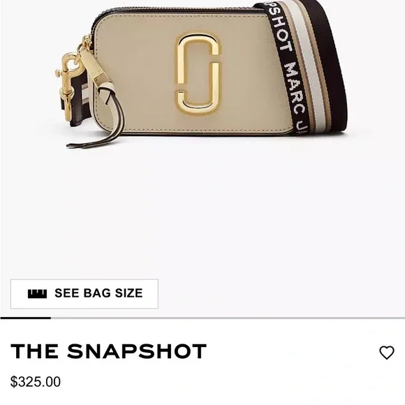 Marc Jacobs White and Silver Crossbody Bag - Picture 2 of 4